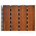 Eco Friendly Wooden Grooved Acoustic Panel , Acoustic Isola